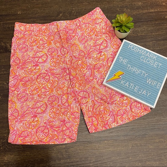 Lilly Pulitzer Pants - Lilly Pulitzer 10 Speed Bicycle Print Resort Short
